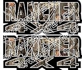 Honda Rancher Gas Tank Graphics Camo 350 400 420 4x4