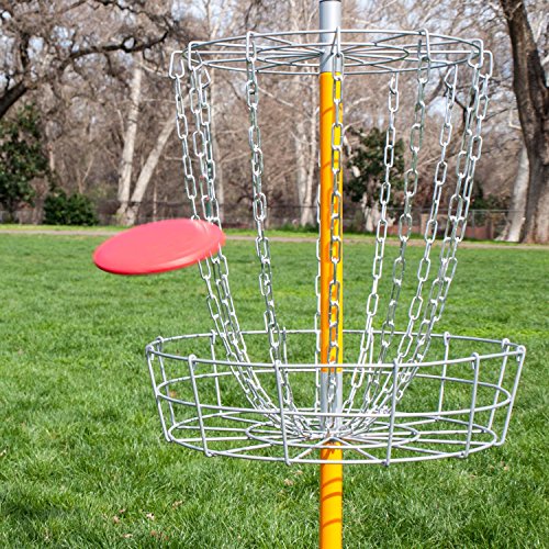 Driftsun Sports Portable Disc Golf Basket Goal, Lightweight Frisbee