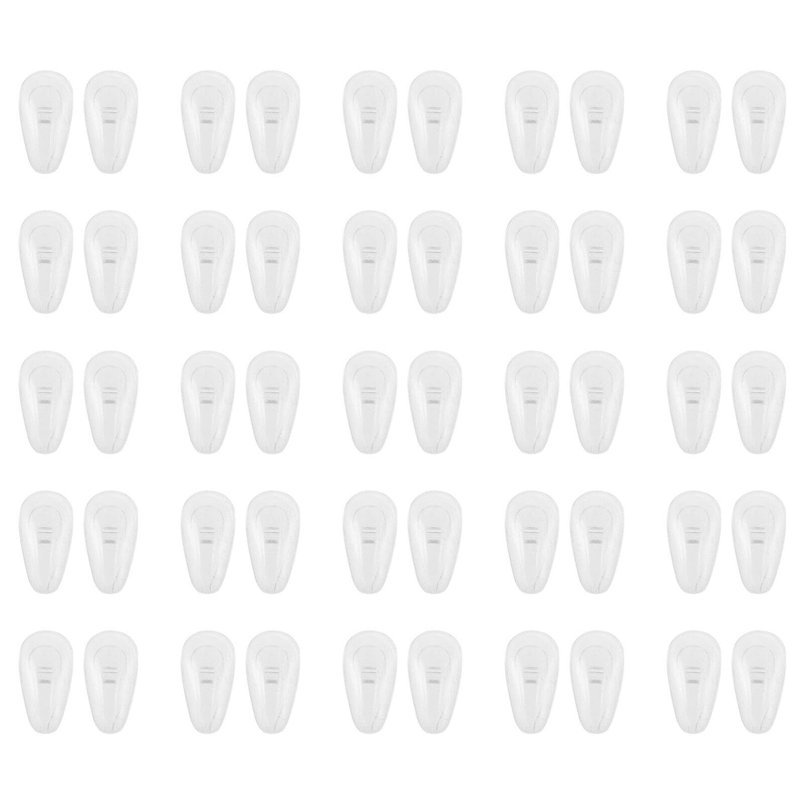 Healeved 25 Pairs Of Glasses Nose Pads Glasses Nose Pads Silicone Nose Pads For Glasses Eyeglass Nose Pads Glasses Anti Slip