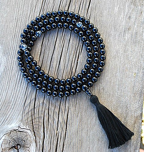 Black Onyx Mala Prayer Beads