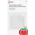 Dritz Holder with Sharpener, White Tailor's Chalk, 1 Count (Pack of 1)