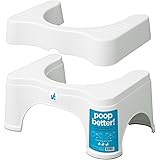 Squatty Potty The Original Bathroom Toilet Stool - Adjustable 2.0, Convertible to 7" or 9" Height, White