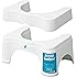Squatty Potty The Original Bathroom Toilet Stool - Adjustable 2.0, Convertible to 7" or 9" Height, White