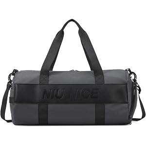 Oxford Duffel Bags Gym Bag for Swimming and Sports Travel Duffle Bag For Men Women (Grey)