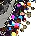 Bettli Fashion Shining Sequins Coin Belly Dance Accessories (multi color)