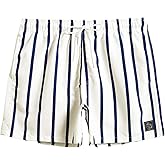 COZYEASE Men's Swim Trunks Quick Dry Elastic Drawstring Print Beach Shorts