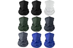 KUUQA Headwear, Bandana, Neck Gaiter, Head Wrap, Headband for Men and Women, Multifunctional Head Scarf, Face Mask