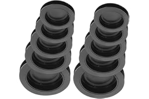 Kichvoe 10pcs Rubber Piggy Bank Plug Caps Replacement Round Stoppers for Perforated Saving Boxes Secure Fit