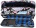 Vera Bradley Luggage Women's Large Blush & Brush Makeup Case Alpine Floral Cosmetic Bag