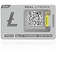 Ballet Real Litecoin - The Easiest Crypto Cold Storage Card - Cryptocurrency Hardware Wallet, Managing Your Crypto Assets, NFTS, Coins, (Single)