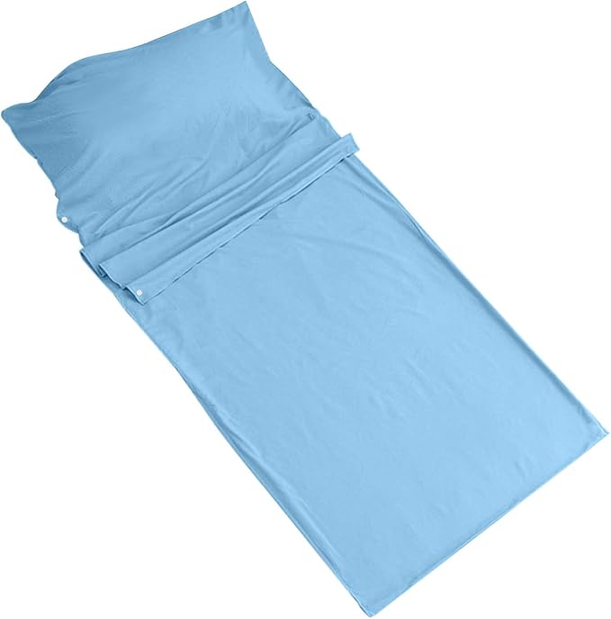 Travel Sheets Anti Bed Bug Comfy Breathable Cotton Polyester Hostel Sleeping Bag