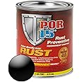 POR-15 Rust Preventive Coating, Stop Rust and Corrosion Permanently, Anti-rust, Non-porous Protective Barrier, 16 Fluid Ounces, Gloss Black