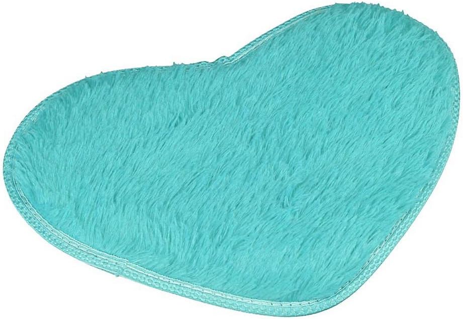 Foroner Bathroom Mats, Soft Heart Shaped 4028cm NonSlip Bath Mats