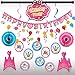 Birthday Decorations for Kids - Birthday Party Supplies for Girls and Boys All in One Pack - Light Blue by K-F Decorations