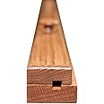 Hope Woodworking RRD Quilt Hanger for Wall for Display (60") Amish Made Wooden Quilt Rack Wall Mount - Rustic Tapestry Quilt Wall Hangers (Oak Wood, Fruitwood Stain)