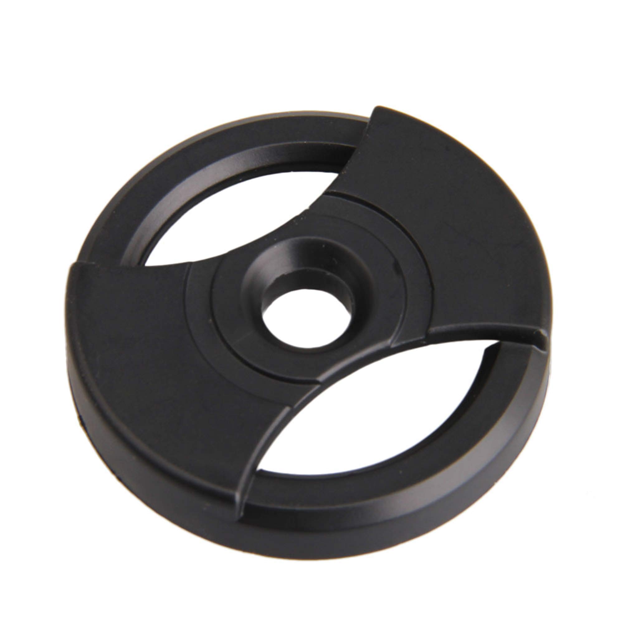 Mxfans 7 Inch Vinyl Record Centre-Hole Adapter Turntable Phonograph 45RPM 38x7.2x7mm Black