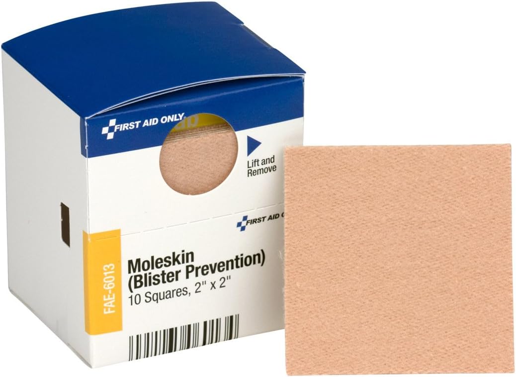 Pac-Kit by First Aid Only Moleskin Blister Prevention, 10 Count: Industrial & Scientific