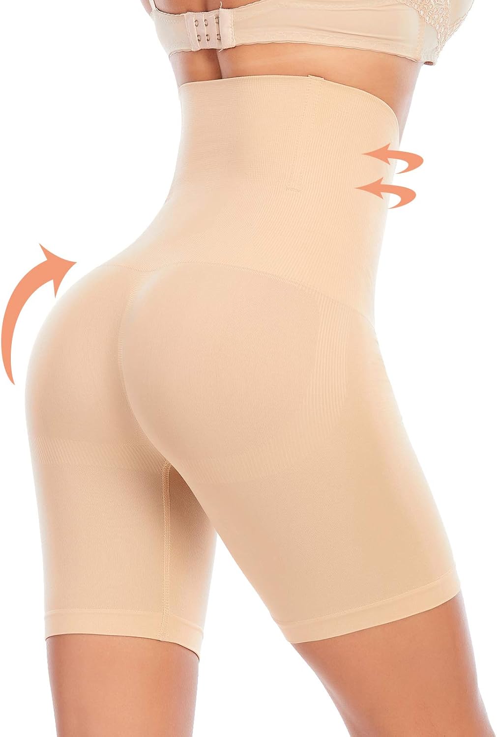 Shapewear Shorts for Women Tummy Control Body Shaper Panties Thigh Slimmer High Waisted Slip Shorts Under Dresses at  Women’s Clothing store