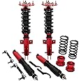 OCPTY Coilovers Suspension Lowering Kit Adjustable Height Full Coil Springs Struts Shock fit for 2005-2014 for Ford for Mustang