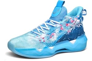 Bacury Women Men Basketball Shoes Fashion Running Sneakers Colorful Painting Sport Shoes