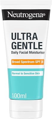 Ultra Gentle Crema Hidratante Facial SPF 30, Con CICA, 100 ml