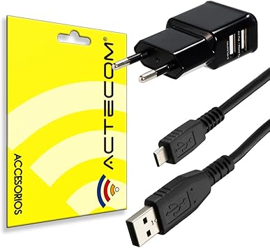 Actecom Cargador N Enchufe Pared Doble Cable Micro Usb Casa