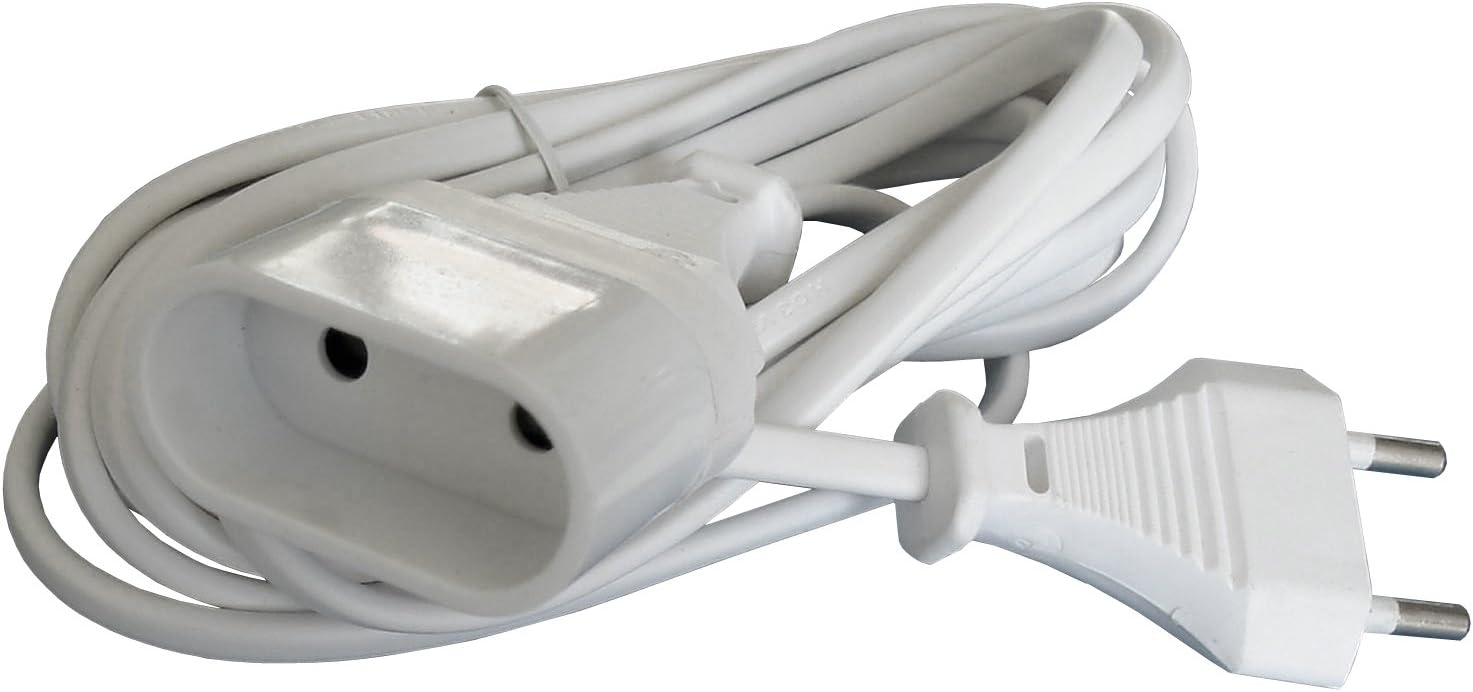 Voltman Inotech - Prolongateur Ho3Vvh2F 2 X 0.75 - Blanc - 2 M