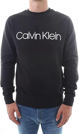 calvin klein black sweatshirt mens
