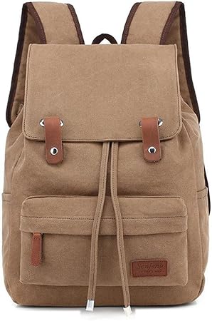 canvas computer backpack