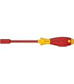 Wiha 32255 Insulated Nut Driver - 1000V Rated, 5/32 X 125mm VDE Safety Tool