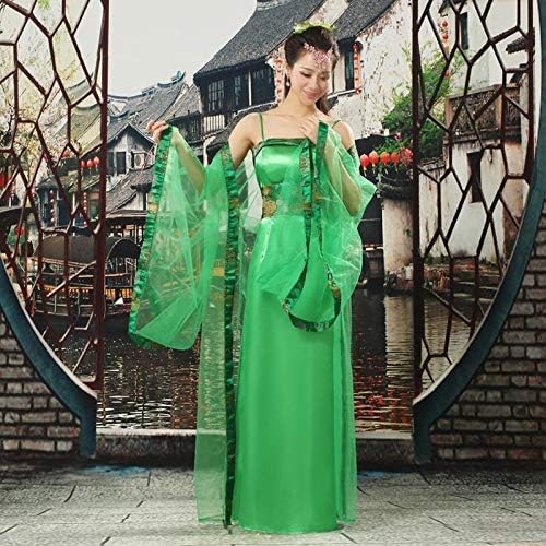 Cxlyq Hanfu Hanfu Oriental Dance Costumes National Costume Han Dynasty Ancient Chinese Woman Costume Chinese Folk Dance Fan Dress Clothing