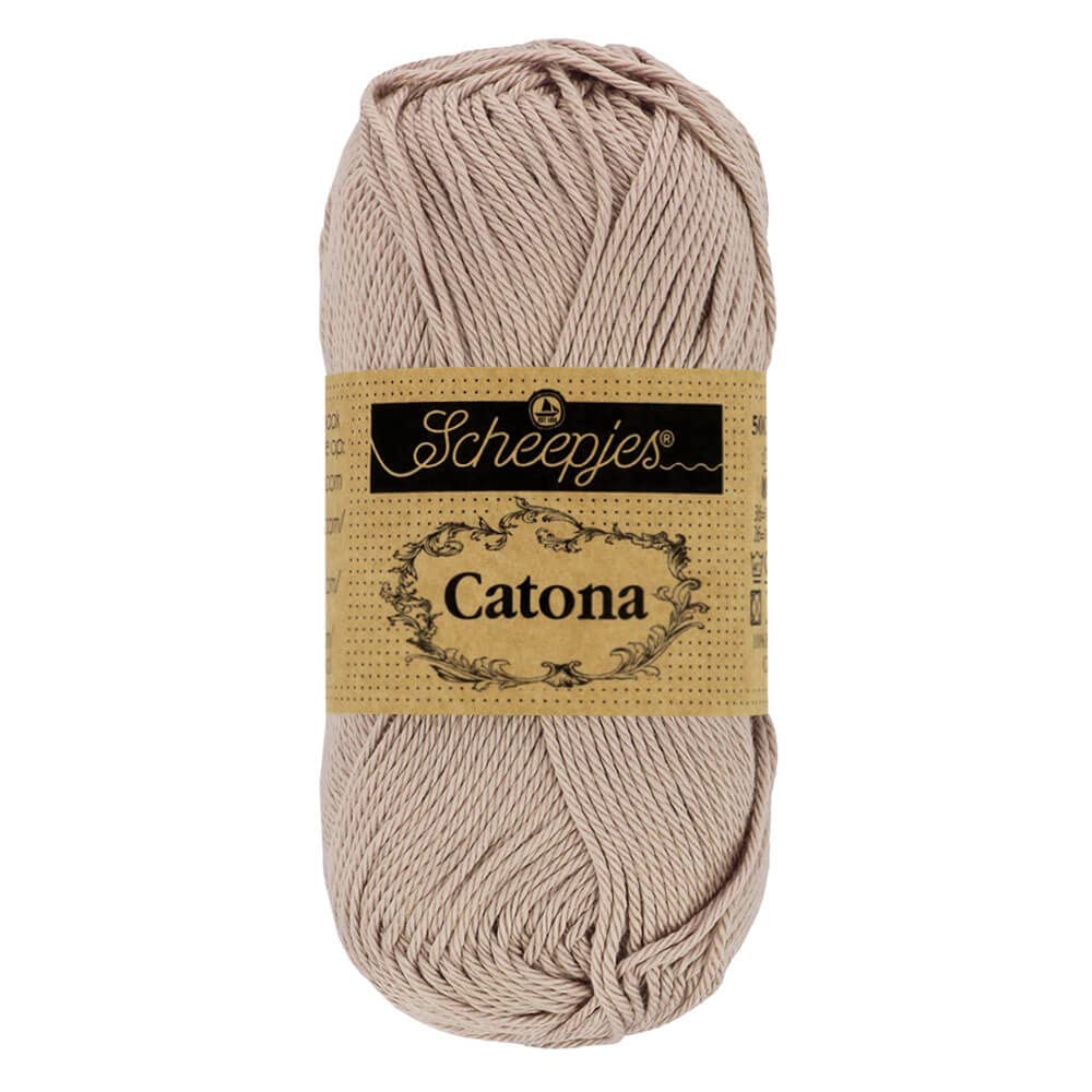 Scheepjes - Scheepjes Catona 406 Soft Beige Yarn - 1x50g — image 1