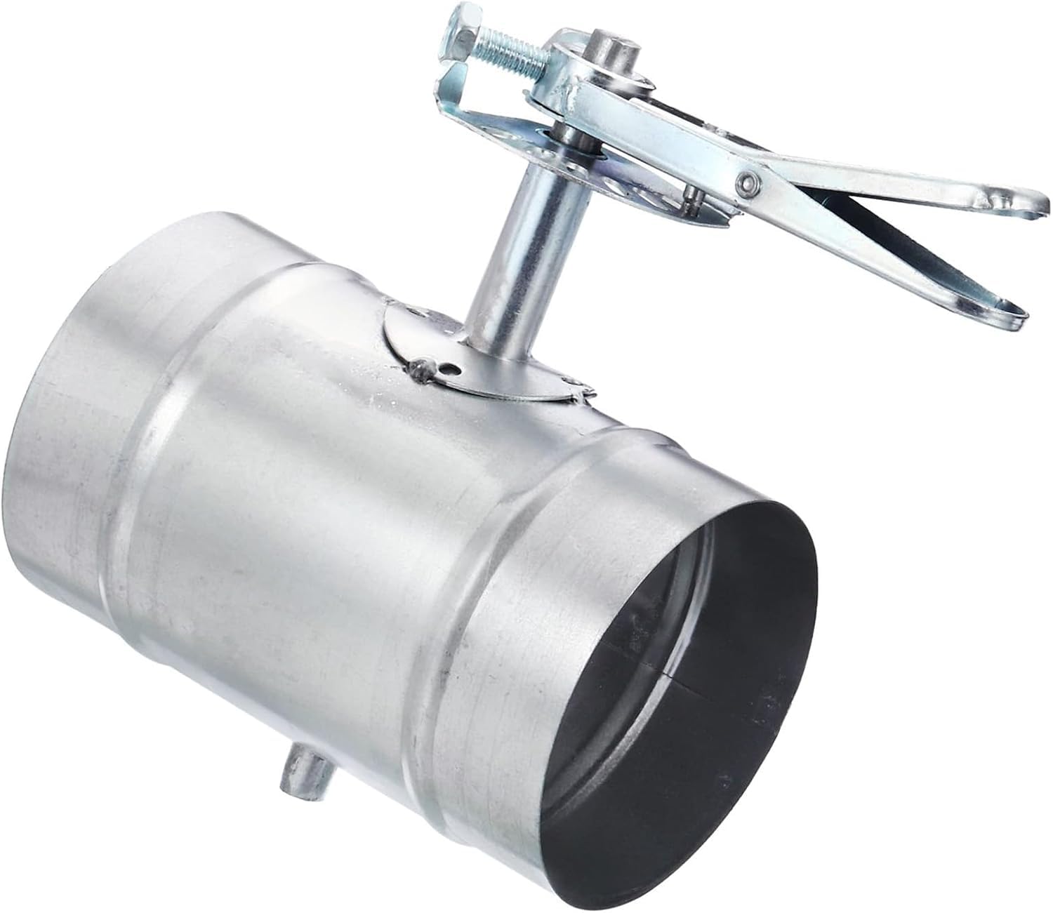 MACHSWON 4" HVAC Duct Manual Volume Damper, Metal Adjustment Airflow Ducting Branch Backdraft Damper Control Duct Backdraft Blocker for HVAC Air Balancing System