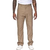 Soojun Men's Fashion Lightweight Cargo Style Casual Pants