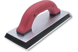 MARSHALLTOWN QLT 9 x 4 Inch Gum Rubber Tilers Float, Durasoft Handle, Flooring and Tile Float, Made in The USA, GF248