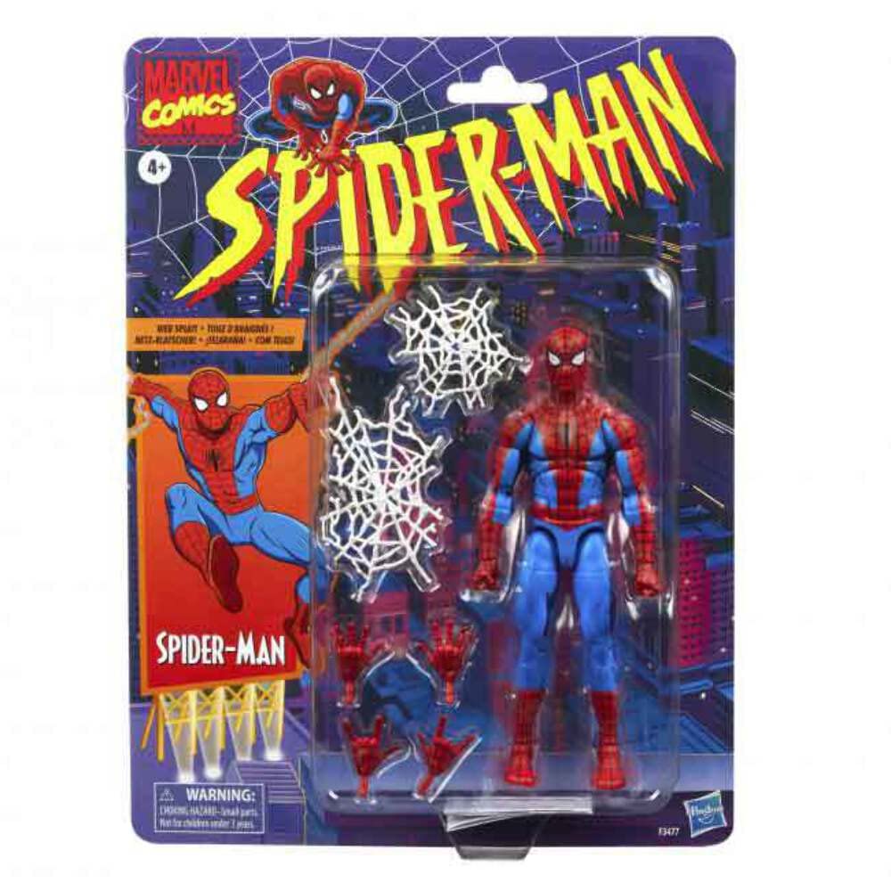Spider-Man Marvel Legends Retro Collection 6" Animated Action Figure