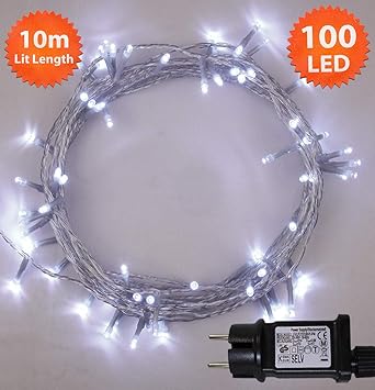 200 DEL Guirlande électrique De Noël éclairage Outdoor kaltweiß Deco Intérieur Extérieur