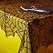 NKIPORU 54 x 72 Inch Halloween Spider Web Tablecloth Decoration Cobweb Lace Tablecloth Festive Party Supplies for Halloween Parties, Décor, Dinner & Spooky Meals, Black