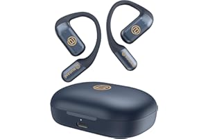 BUGANI Open Ear Headphones, Bluetooth 5.4 Wireless Earbuds with 60H Playtime, ENC Noise Cancelling Mic for Clear Calls, IPX5 