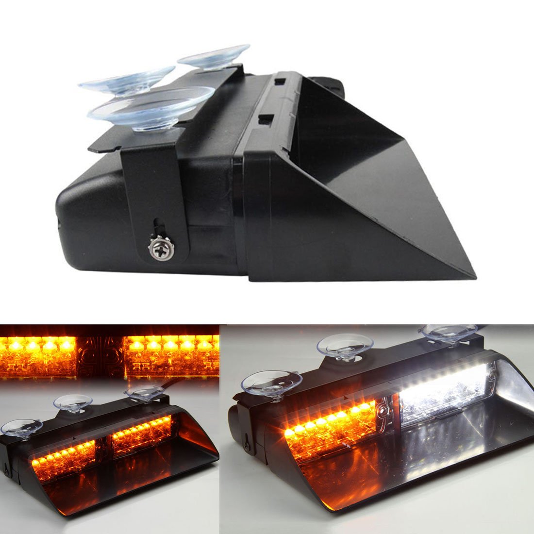 Grand General 81810 Luce LED Ambra Strobo Ad Alta Potenza – Montaggio Superficiale, 6 LED