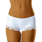 Verano women Lace Flower Edge panties High Waist shaping Sexy lace Seamless lingerie silky shorts