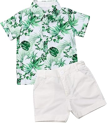 baby boy tropical outfit