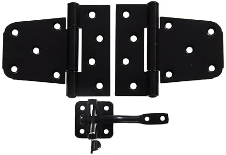 The Hillman Group 851371 Decorative Gate Hardware Kit Black