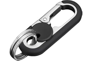 WAPSAT Key Chains Men, 2023 Car Key Chain for Men, Anti-Loss Keychain with Double Keyrings, Quick Release Key Chain