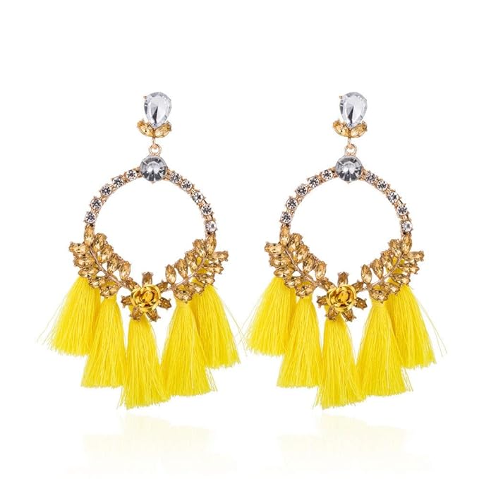 DZZBY Pendientes Pendientes De La Manera De Las Mujeres Pendientes De Aleación De Diamantes Pendientes De Perno Prisionero Re