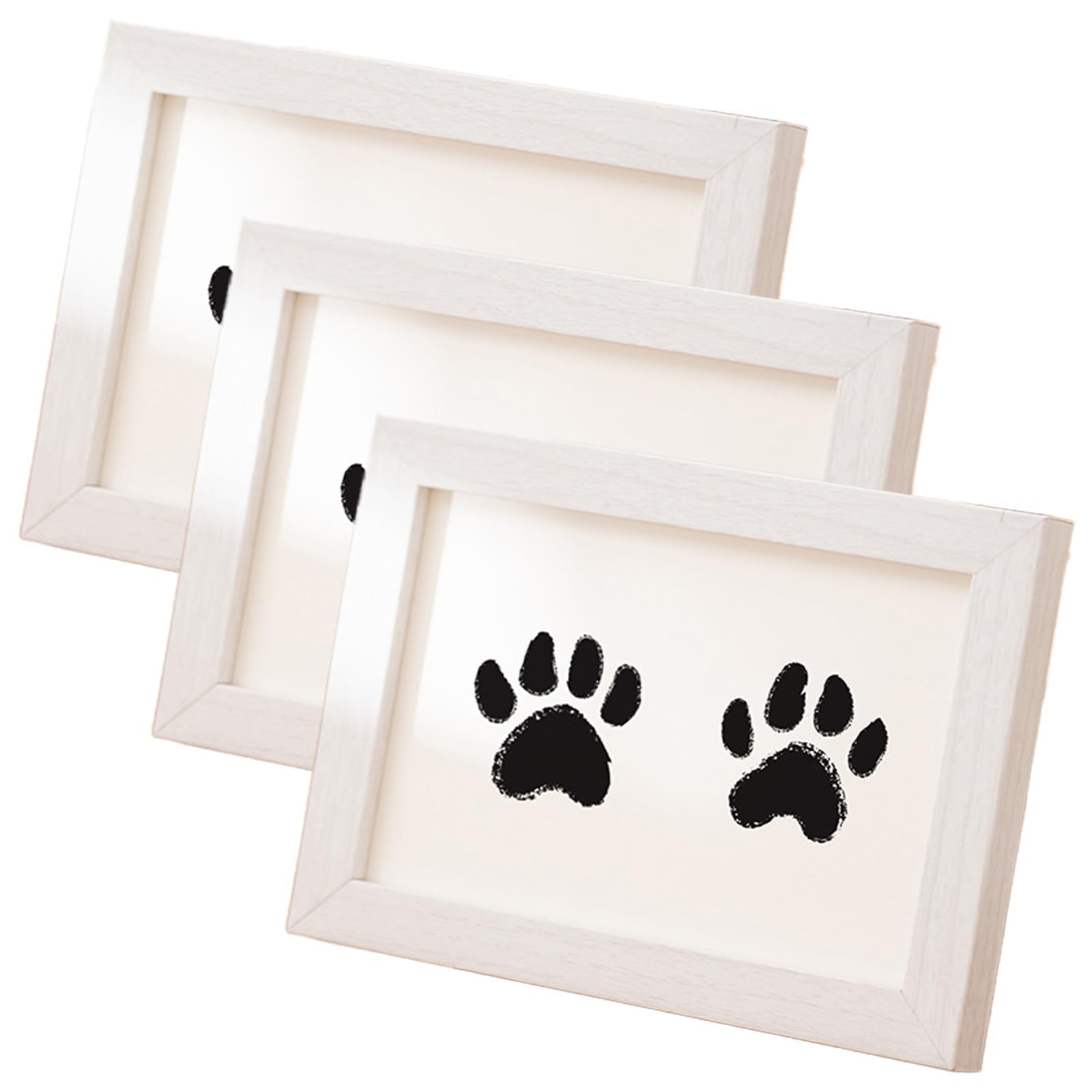 3Pcs 6x4 Photo Frames, Picture Frames, White Photo Frame 6x4, White Frames, Wooden Photo Frame, White Picture Frames, White Picture Frame, 4x6 Photo Frames for Wall Display, Portrait Photo