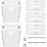 Cooler Hinge and Latch Replacement for Igloo, Cooler Latch and Ice Chest Plastic Hinges Replacement Parts, Repairing and Replacing Cooler Parts, 2 Latches, 3 Hinges, Latch Post &amp; Screws
