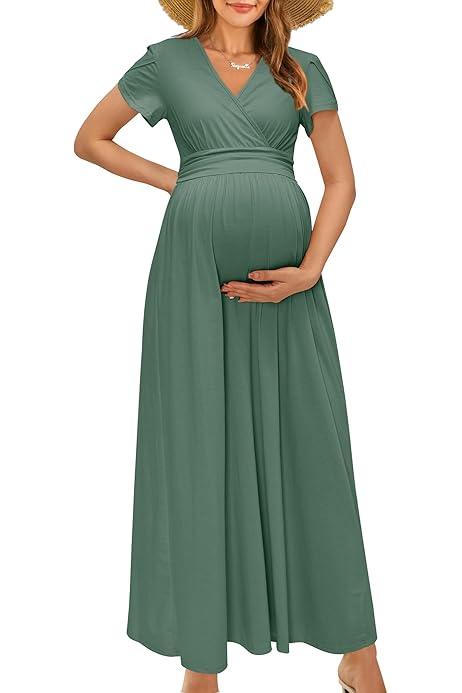 Ouges Dresses For Women OUGES Womens 2024 Fall Maternity Dress - Main Image