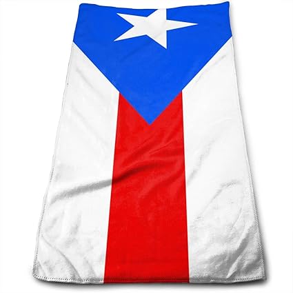 Amazon Com Puerto Rico Flag Absorbent Face Towel Multipurpose