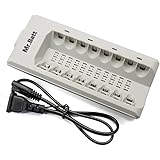 AA Battery Charger, Smart AA AAA Battery Charger for NiMh NiCd Rechargeable Batteries